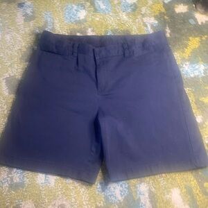 A+ Navy Uniform Shorts- Big Kids Boys- 16H- Husky